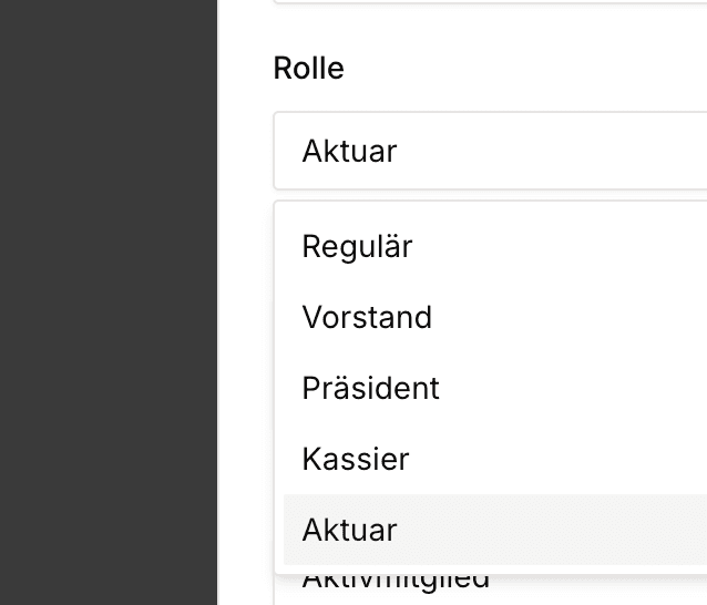 Rollenverwaltung